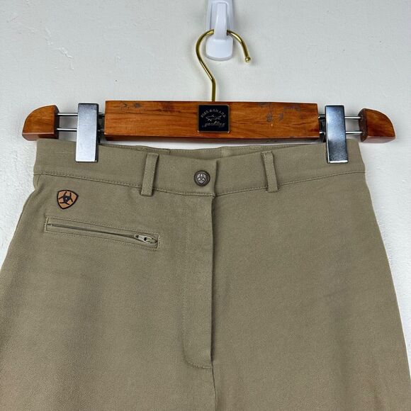 Ariat Sport Breeches Equestrian Riding Pants Beige Tan Size 24L - Picture 5 of 11